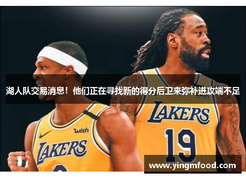 湖人队交易消息！他们正在寻找新的得分后卫来弥补进攻端不足